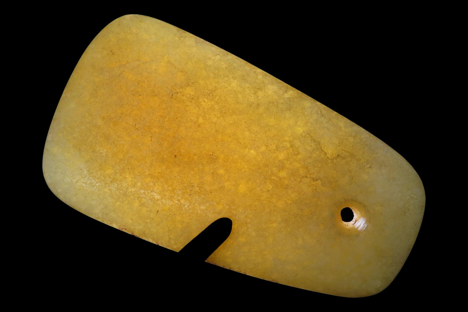 Rare Quartz Hopewell Pendant, Warrick Co., Indiana. Motley COA. Ex Chalmer Lynch collection. Well (1 of 10)