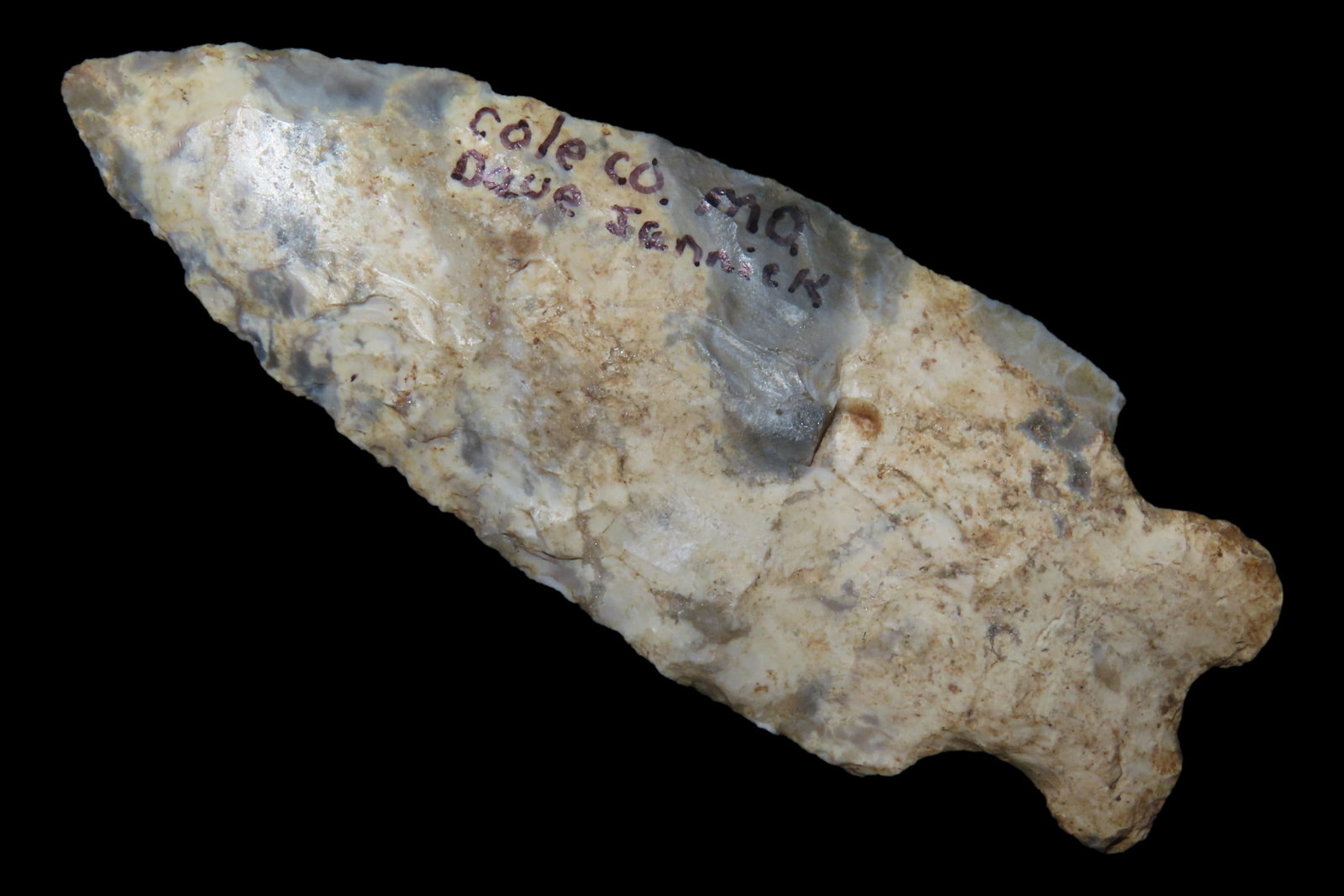 Colorful Cossatot River / Jackie Stemmed, Dickey COA. Found by Dave Jannick in Cole County Missouri. (1 of 9)
