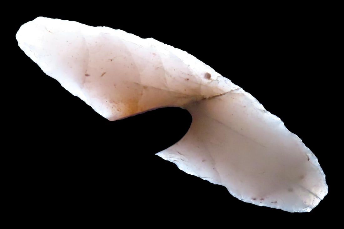 Colorful Novaculite Pencil Drill found in Northern Arkansas. Ex Joey Ellis Collection. (1 of 5)