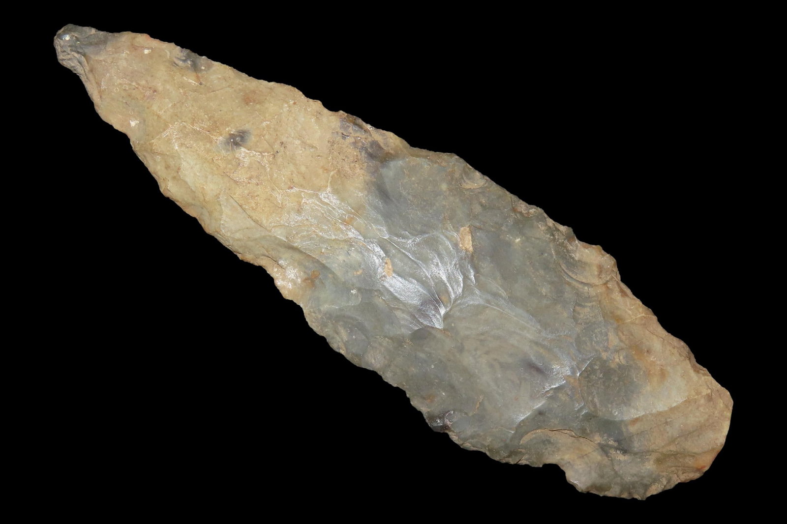 Amazing 5 1/8" Lerma Knife Blade found in Gibson County Indiana, ex Parks Collection. Heavily (1 of 8)