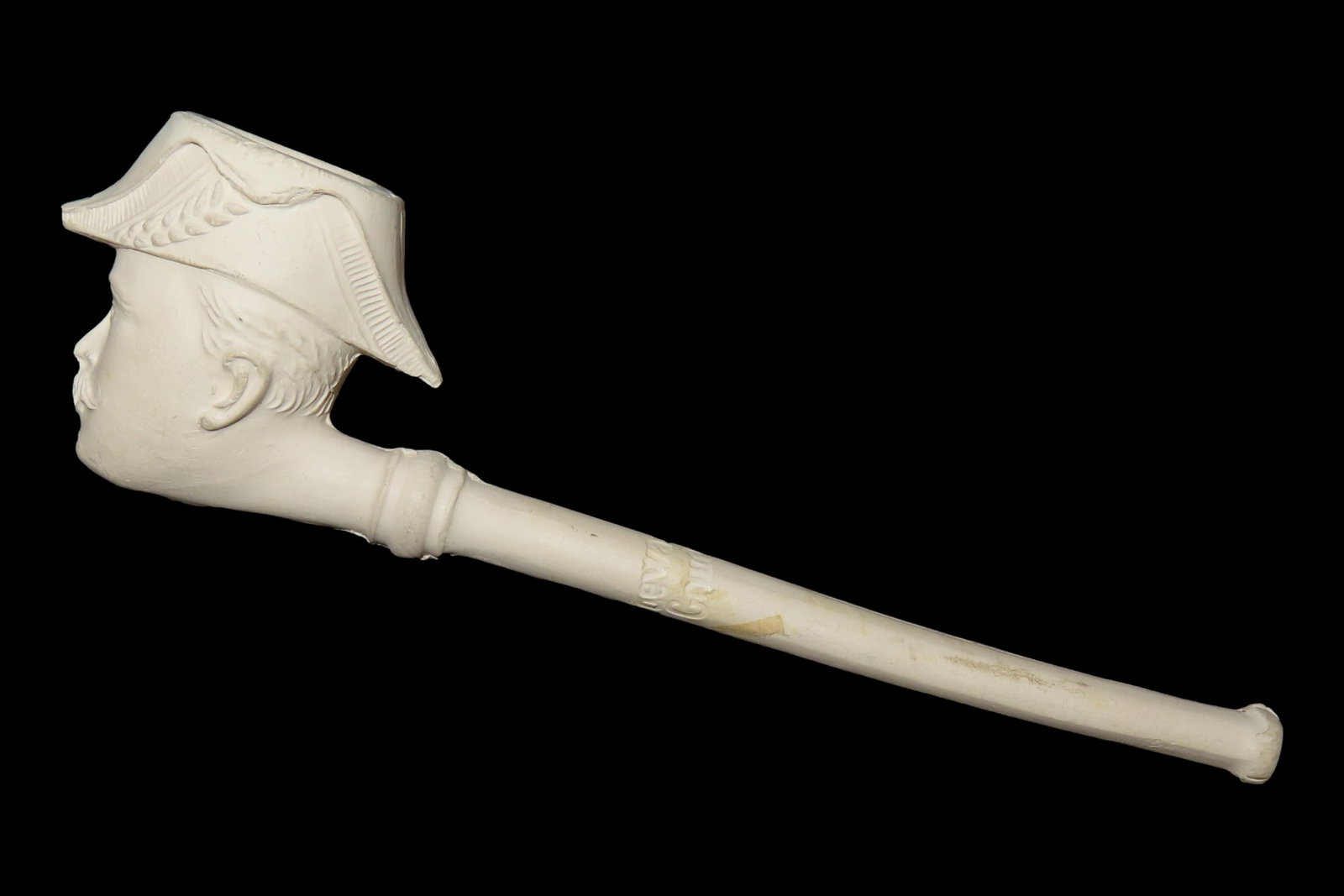 Civil War Era Soldier Effigy Trade pipe found in West Virginia. Fully Intact Dug example with great (1 of 7)