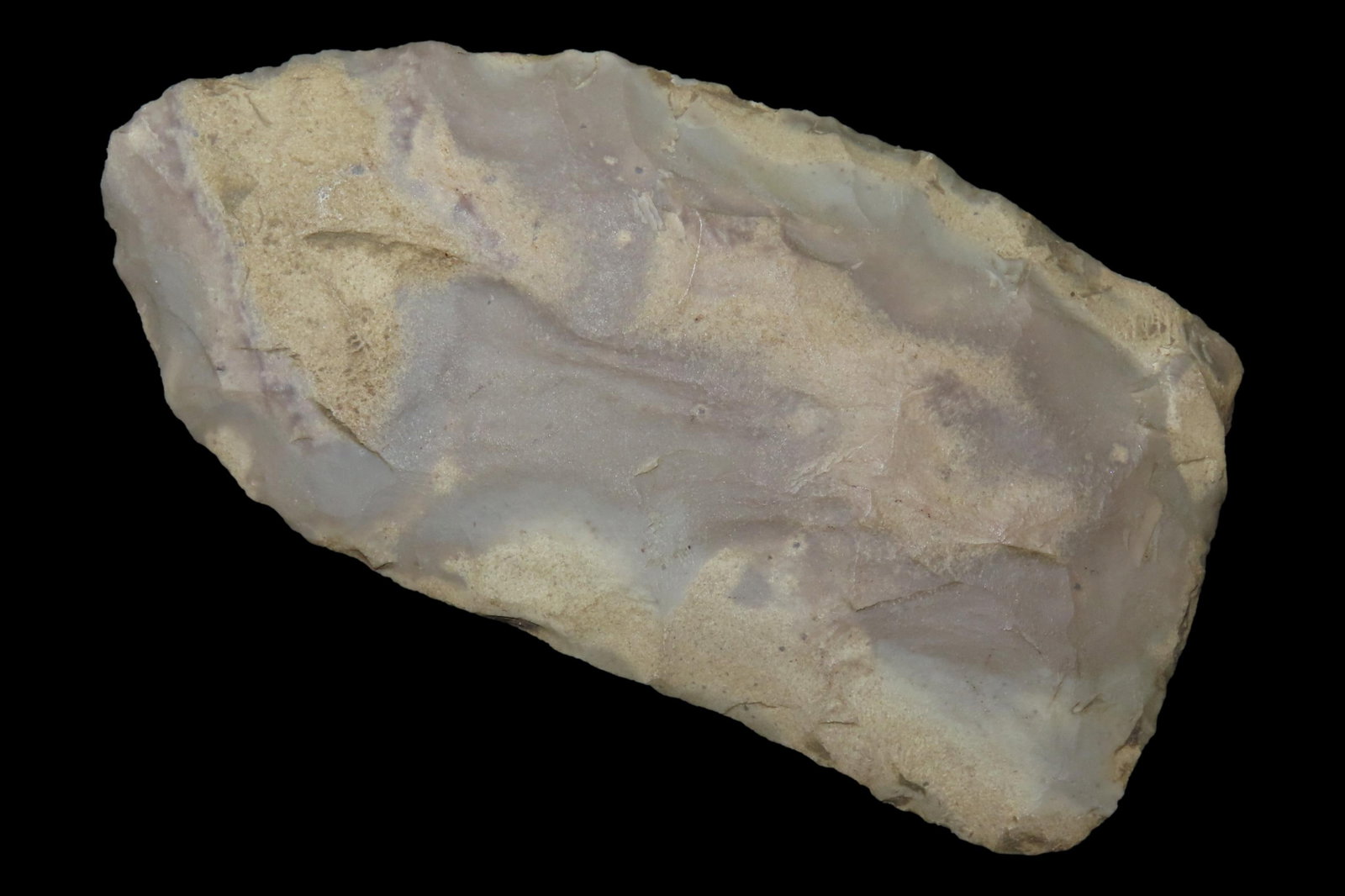 Colorful 4 1/4" Texas Square Base Knife Blade found in Uvlade County, TX. Nice large example with: Colorful 4 1/4" Texas Square Base Knife Blade found in Uvlade County, TX. Nice large example with great color!
