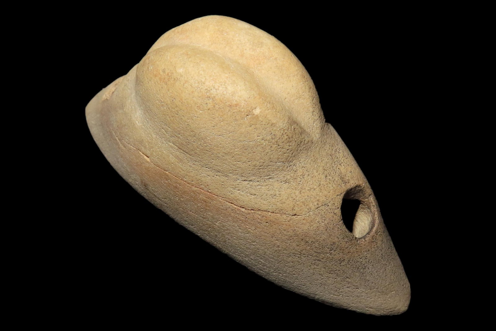 Amazing Keeled Boatstone from Louden Co., Tennessee. Motley COA. Ex Tommy Beutell. Outsting form, (1 of 10)