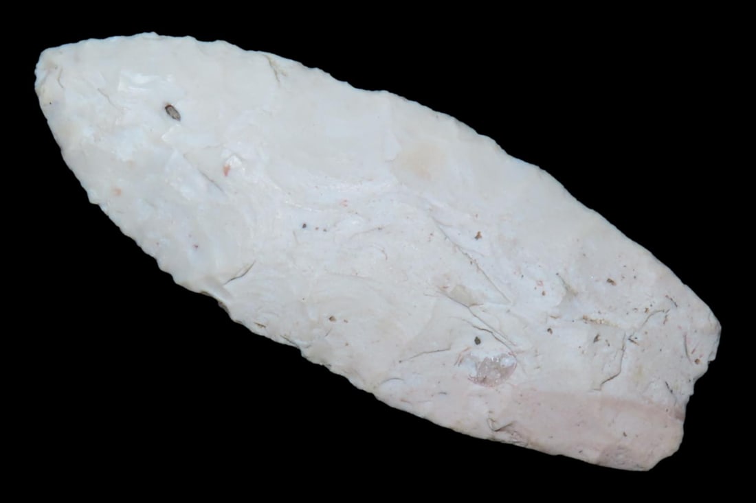 Amazing 2 3/4" Agate Basin, Western Missouri, Motley COA. Great Flaking, thin & Nice form. Indian (1 of 7)
