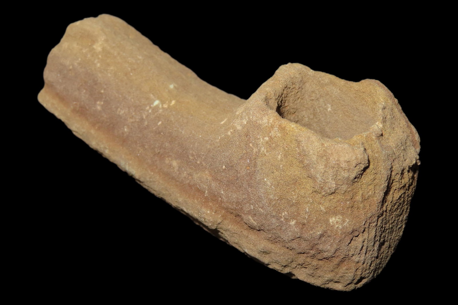 Rare Elbow Pipe found in New Mexico made from Petrified Wood. Heavily patinated example. Mimbres / (1 of 8)