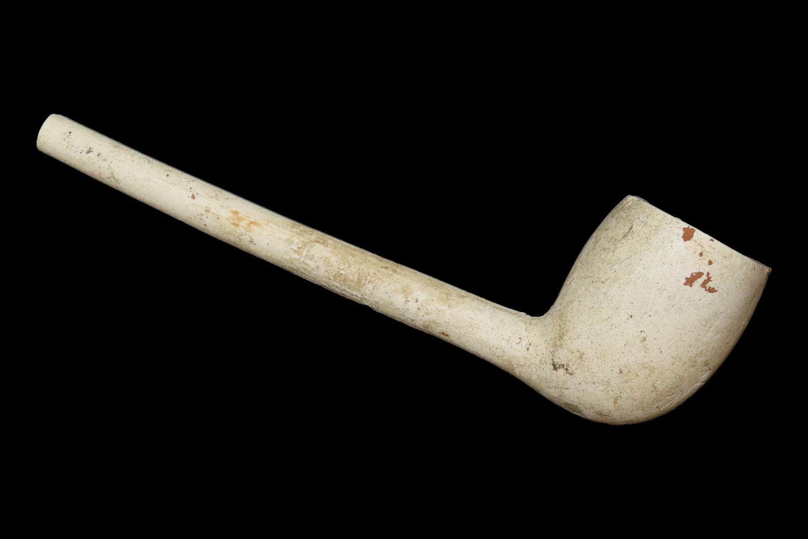 Nice 4 3/4" Kaolin Trade Pipe Dug in West Virginia at a Civil War camp. Very nice example! (1 of 5)