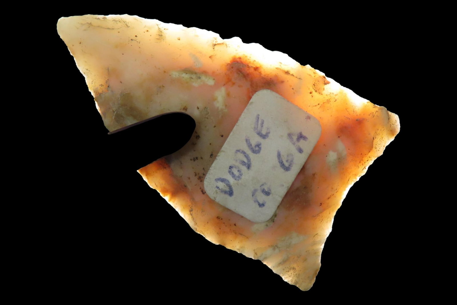 Highly Translucent Paleo Suwanee / Simpson found in Dodge County Georgia. Finely Flaked example! (1 of 7)