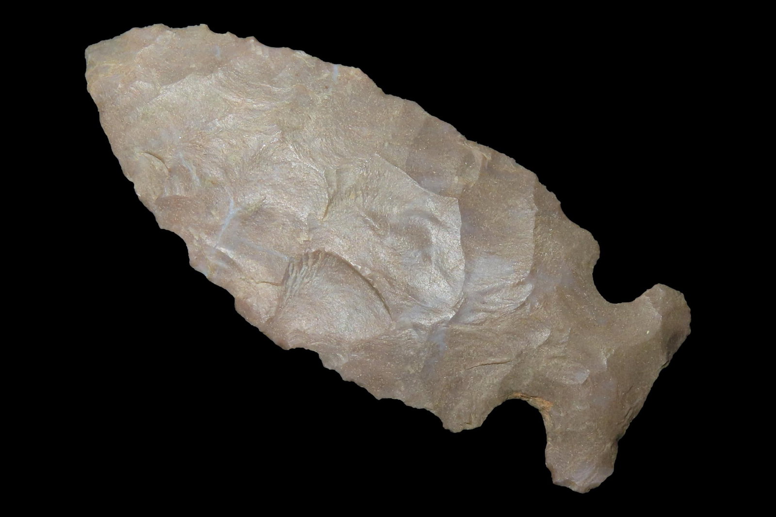 Amazing 2 5/8" Big Sandy found in Logan County Kentucky. Nicely flaked example, thin and well (1 of 6)