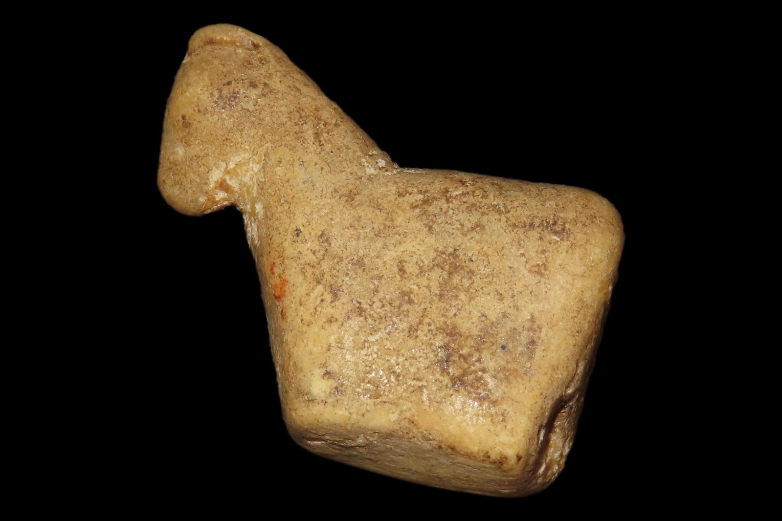 Pre-Columbian Stone Canopa Ram effigy from Peru, Colonial era, Nicely carved details and well (1 of 5)