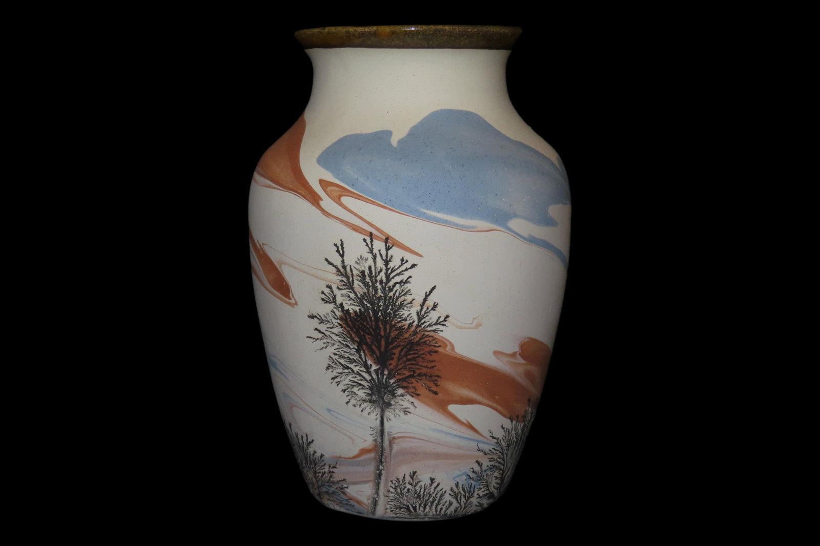 Beautiful Southwest Indians Pottery Vase / Jar / Bowl. Original Hand Painted Example. Sevierville: Beautiful Southwest Indians Pottery Vase / Jar / Bowl. Original Hand Painted Example. Sevierville Pottery Tennessee