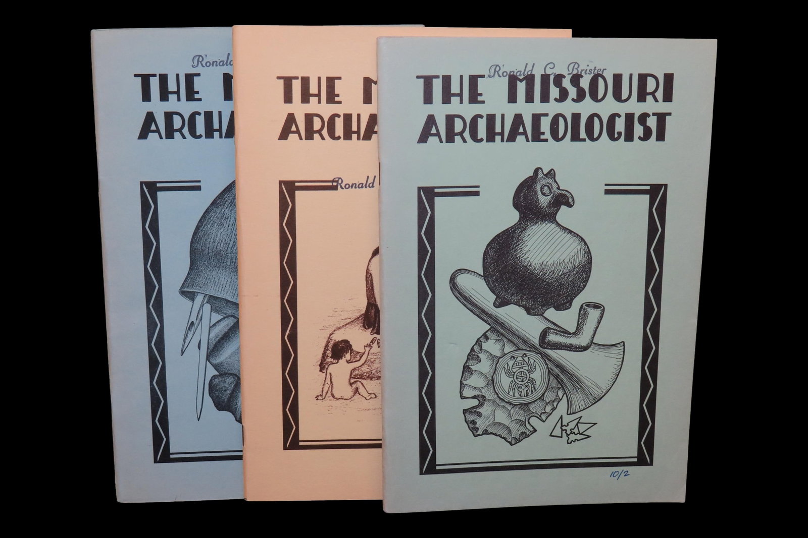 3 Hard to find Early Issues of the Missouri Archaeologist, 1947 & 1948. Full of Pics & Articles on (1 of 3)