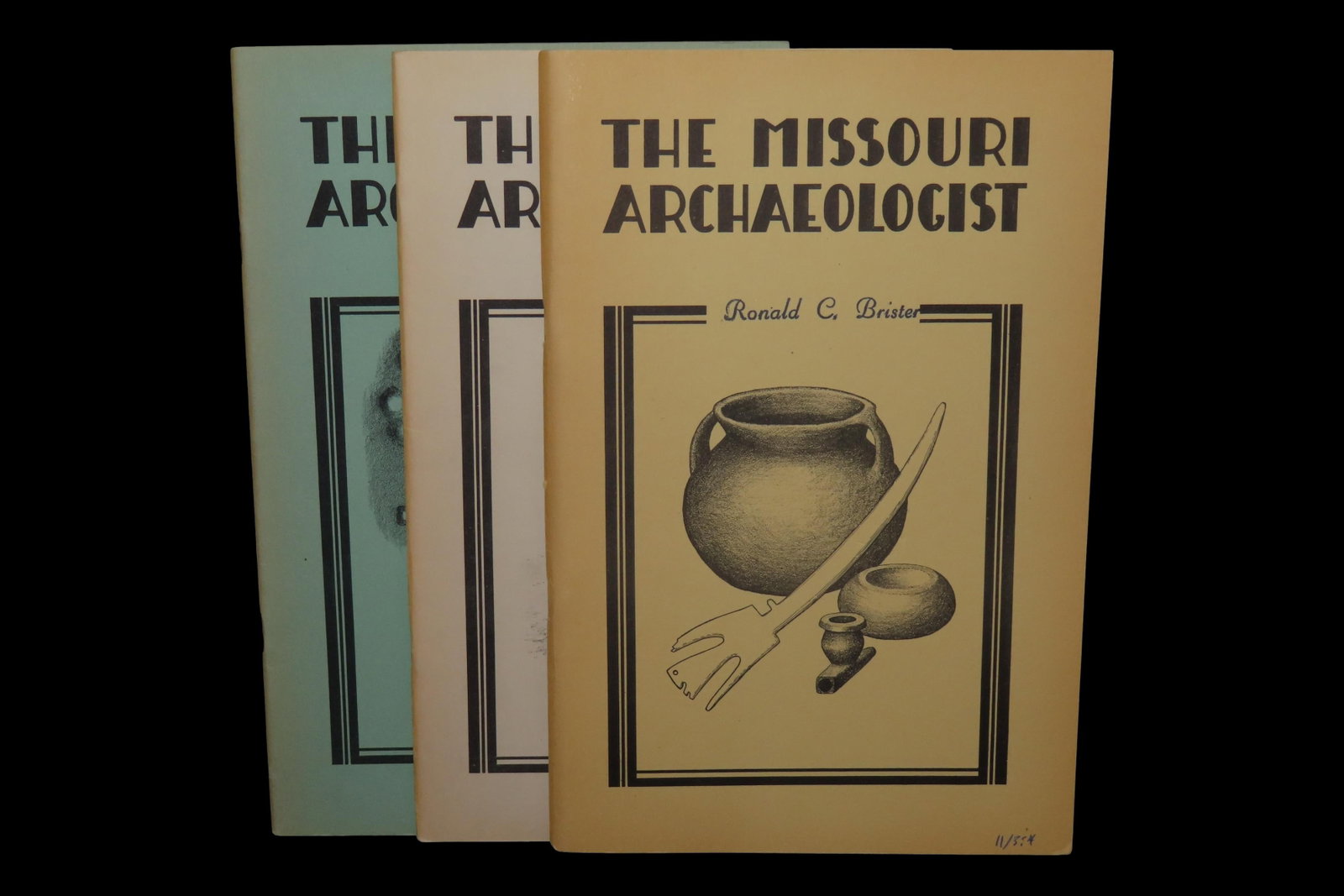 3 Hard to find Early Issues of the Missouri Archaeologist, 1949. Full of Pics & Articles on all (1 of 3)