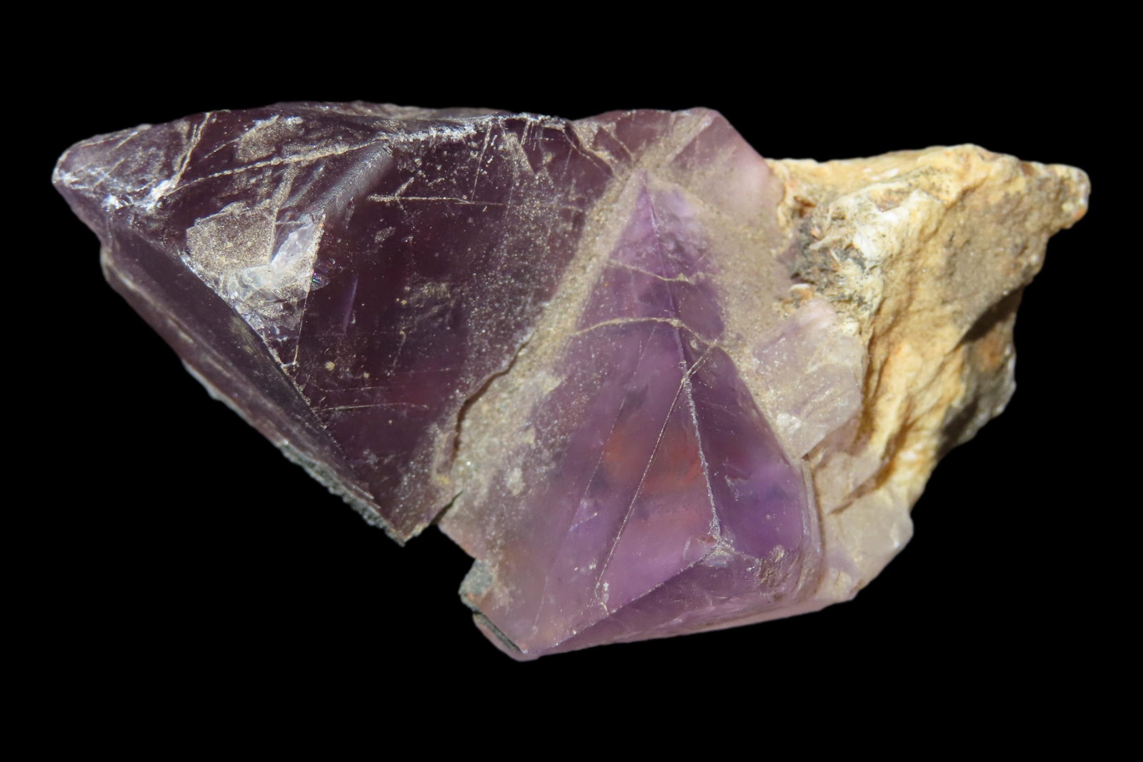 Beautiful large Chunk of Purple Fluorspar from Southern Illinois. Amazing colors! (1 of 5)