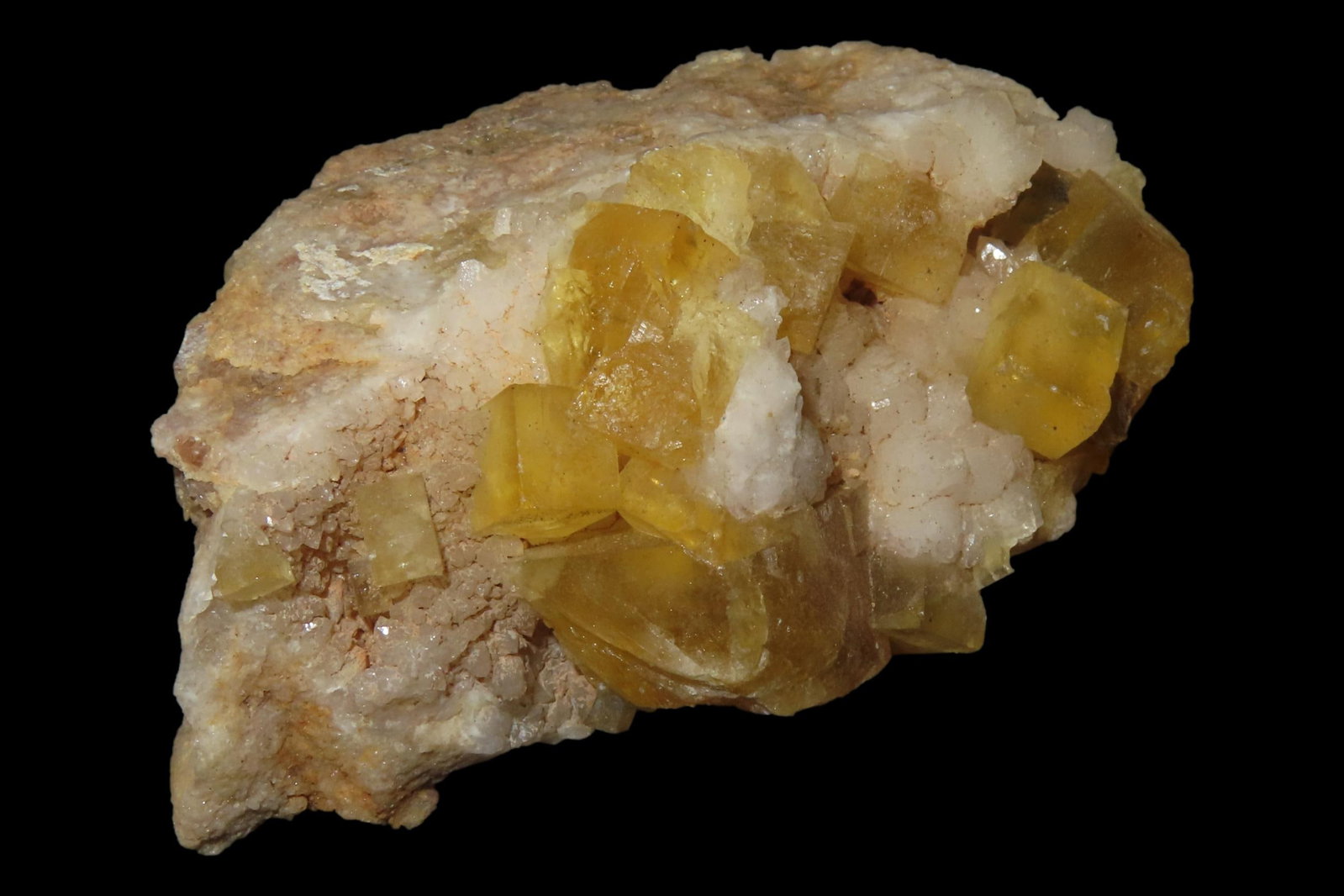 Beautiful large Chunk of Yellow Fluorspar from Southern Illinois. Amazing colors! (1 of 3)