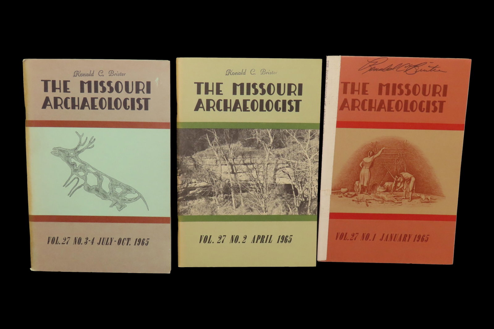 Complete Set of 1965 Missouri Archaeologist, with Pictures and Articles on Artifacts and Sites: Complete Set of 1965 Missouri Archaeologist, with Pictures and Articles on Artifacts and Sites