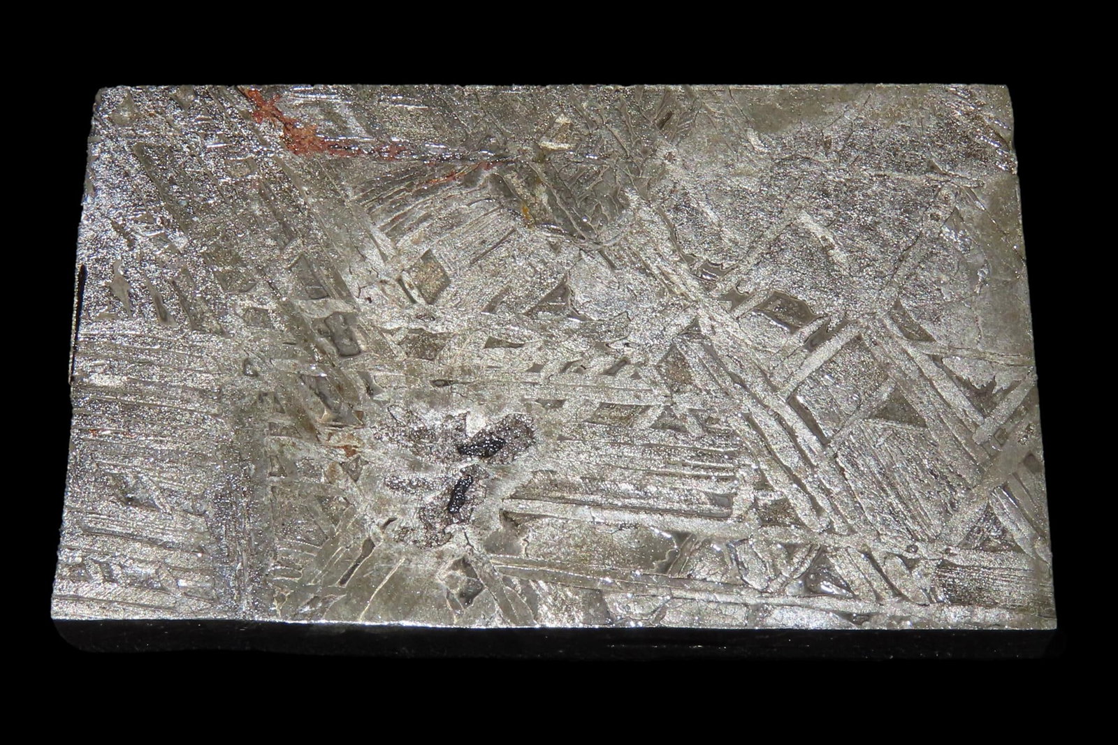 Nice Large Cut & Polished Meteorite Slab, 65 grams, Beautiful Windmanstatten Pattern (1 of 6)