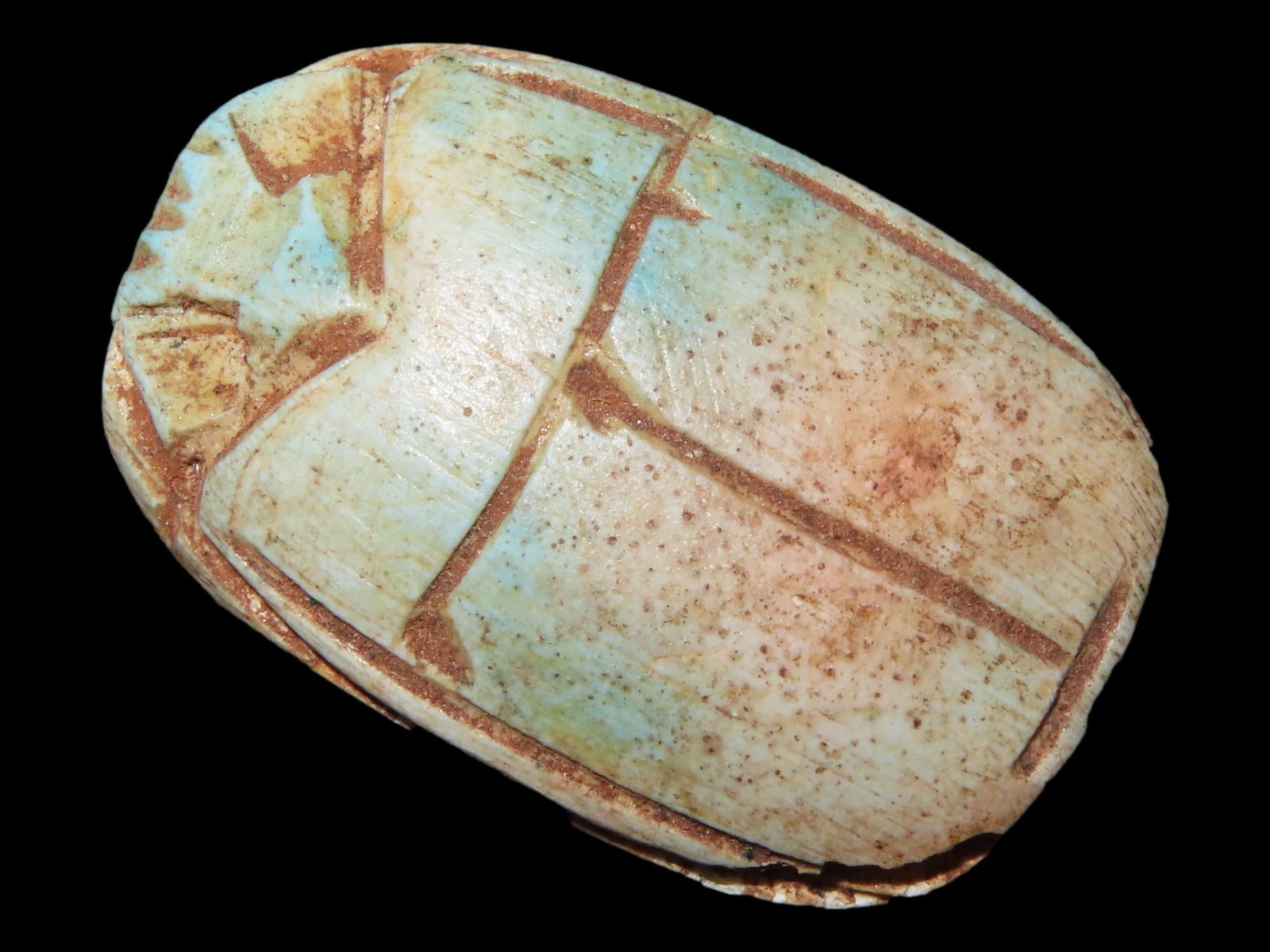 Nice Egyptian Scarab bead, 1085-730 BC, Nice Example with Great Patina (1 of 7)