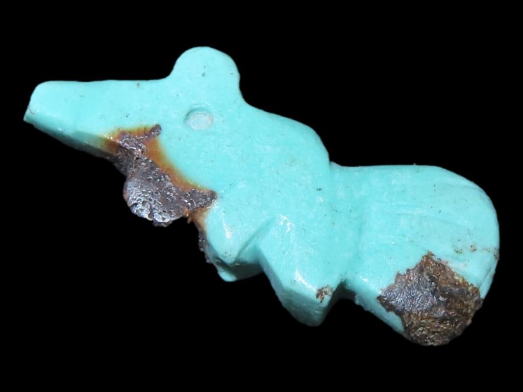 Nice Turquoise Zuni Fetish Animal Effigy Bead, Great Example (1 of 5)