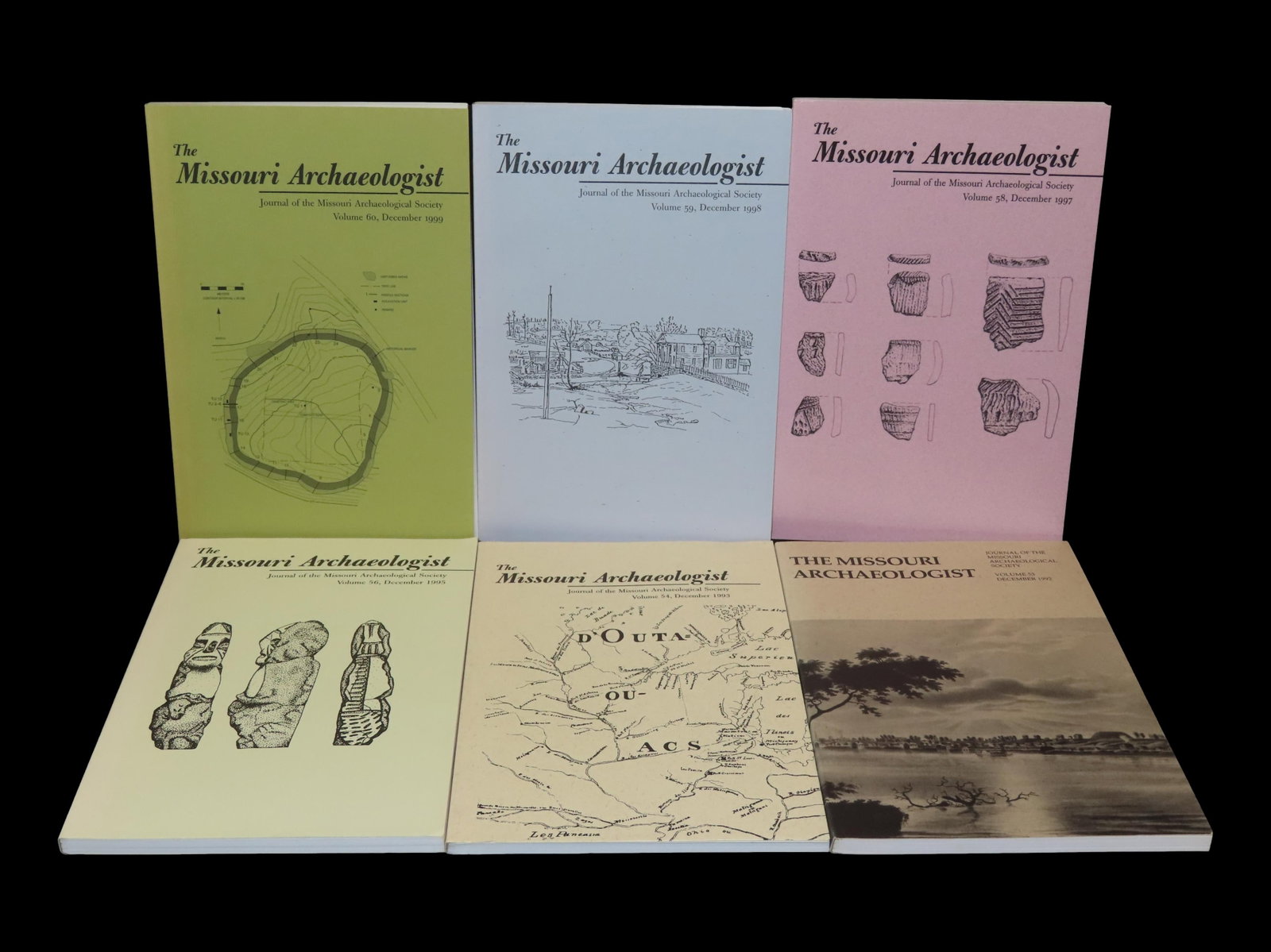Lot of 6 Missouri Archaeologist. Full of Pics & Articles on all kinds of Artifacts & Sites. (1 of 4)