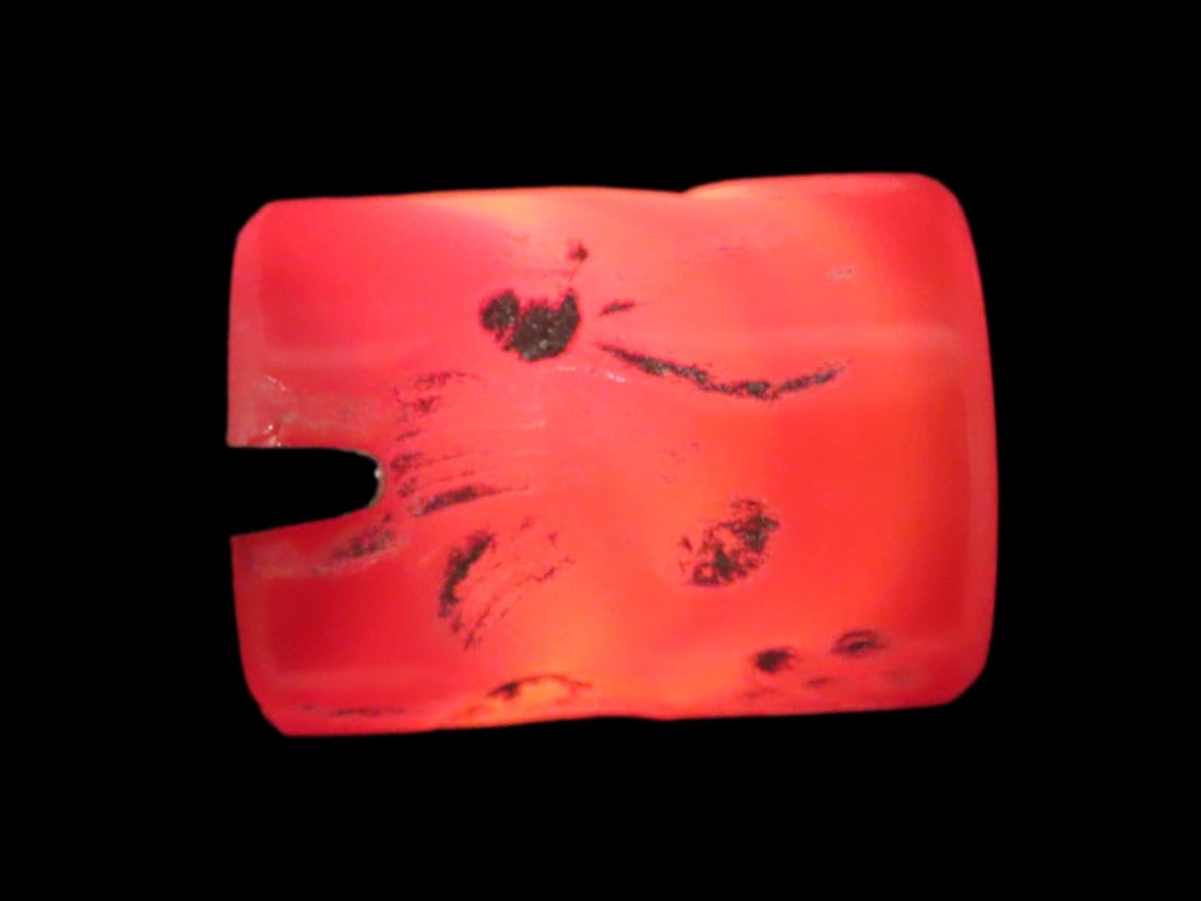 Ancient Roman Viking Engraved Intaglio Seal Bead (1 of 7)