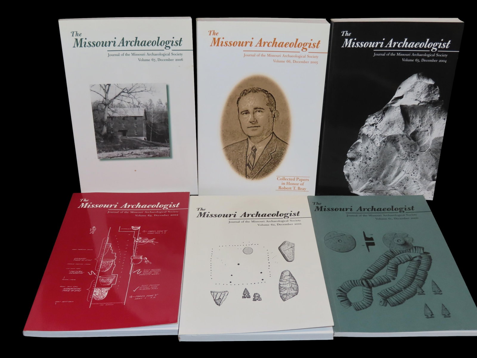 Lot of 6 Missouri Archaeologist. Full of Pics & Articles on all kinds of Artifacts & Sites. (1 of 4)