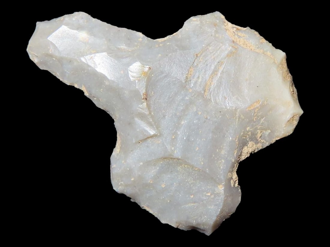Mini Paleo Clovis / Folsom Micro Drill found in Graves County Kentucky. Triple fluted on one side. (1 of 5)