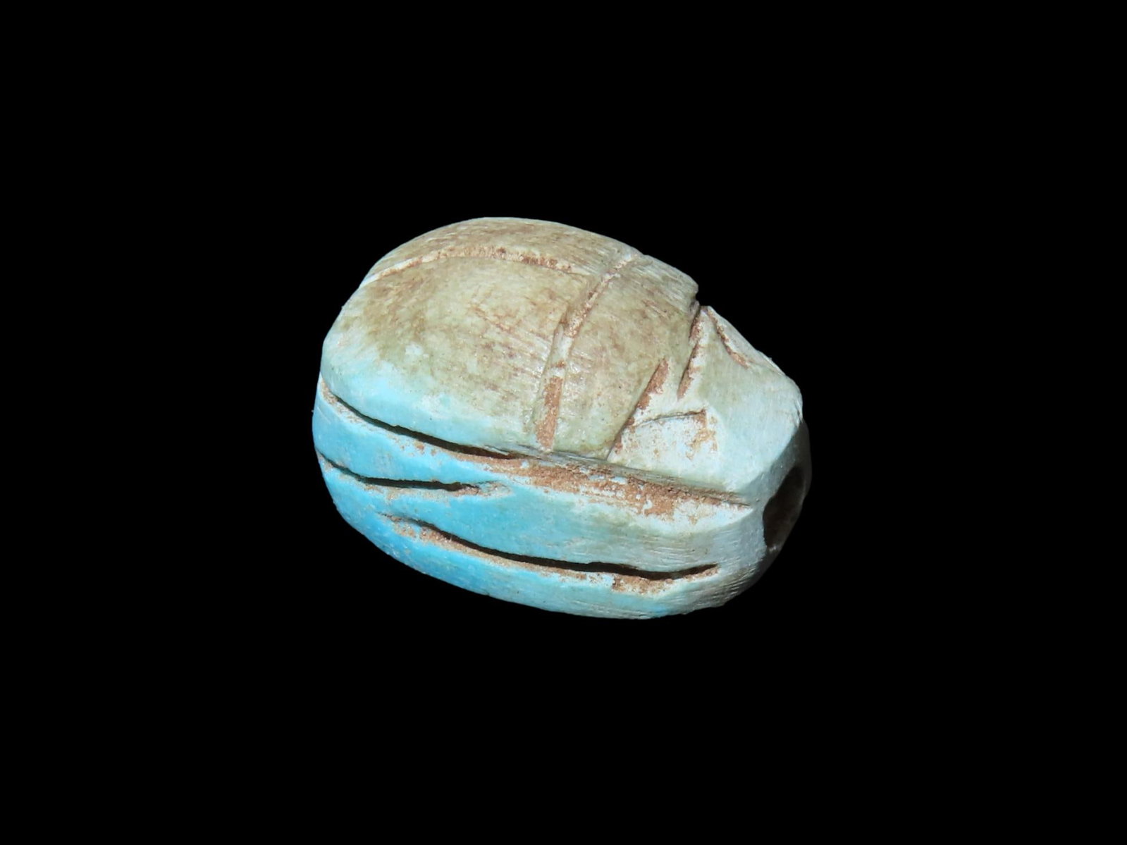 Nice Egyptian Scarab Bead, 1085-730 BC, Nice Example with Great Patina (1 of 6)
