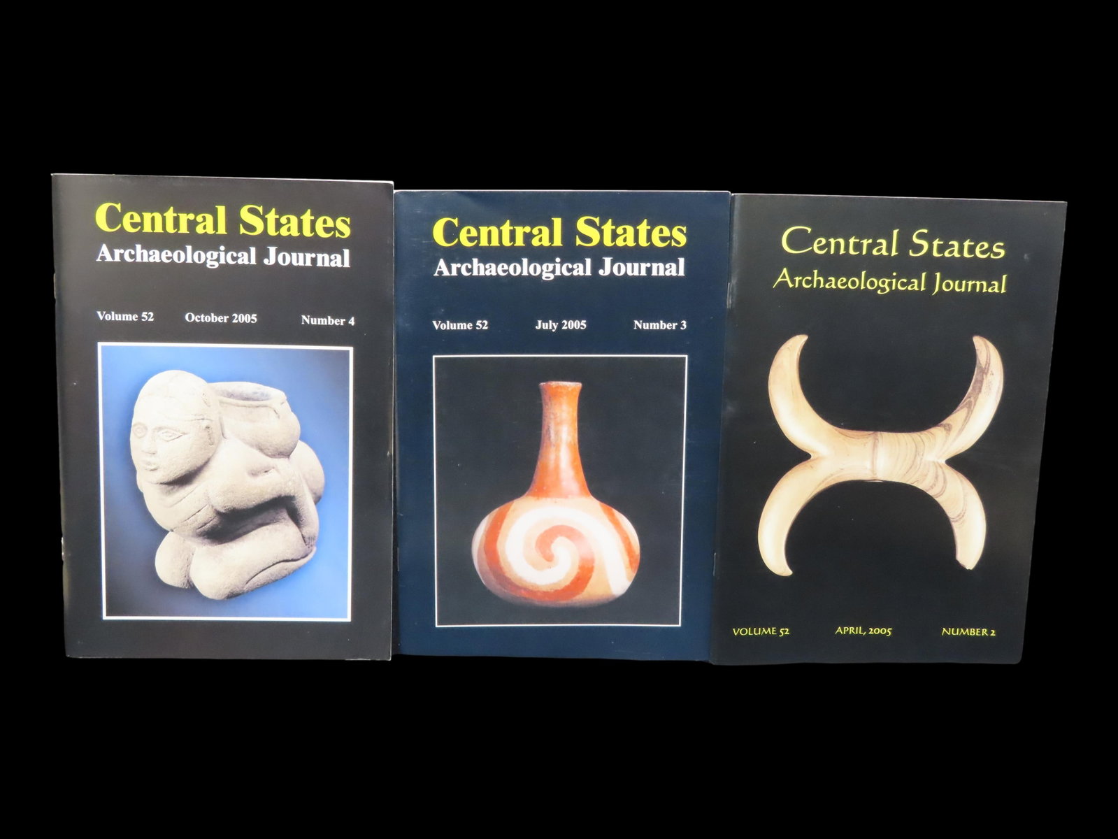 SET OF 3 CENTRAL STATES ARCHAEOLOGICAL JOURNALS FOR 2005 (1 of 3)