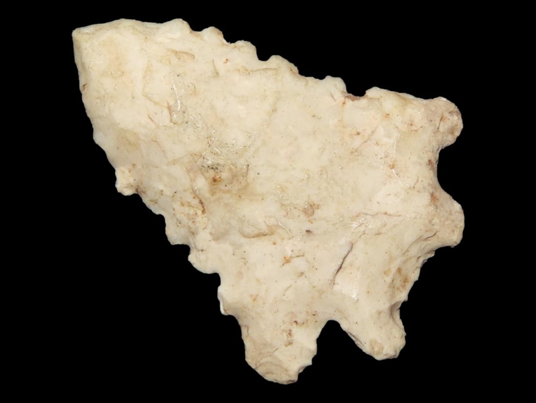 Nice Serrated Fox Valley found in Northern Illinois. Indian Arrowhead, Artifact. (1 of 6)