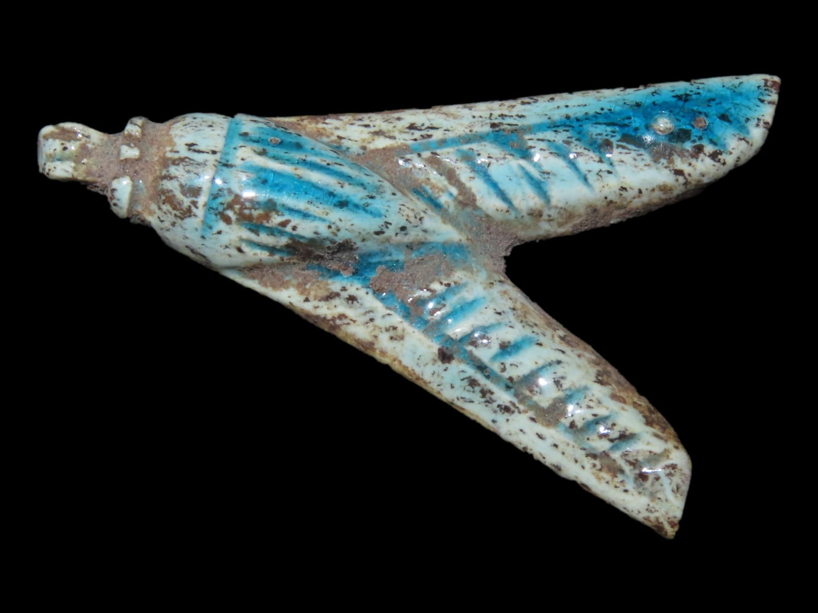 Nice Egyptian Faience Amulet, Fly Pendant, 1550-332BC. Great Example (1 of 7)