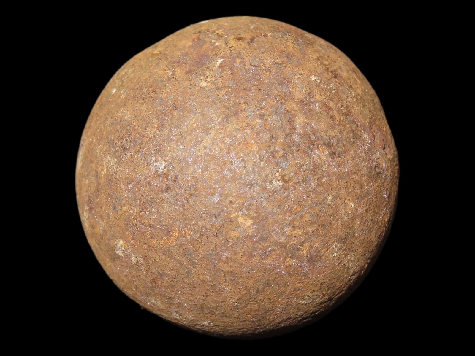 1 9/16" Cannonball found Along the Tennessee River Near Pickwick Lake, Southern Tennessee. Cannon (1 of 5)
