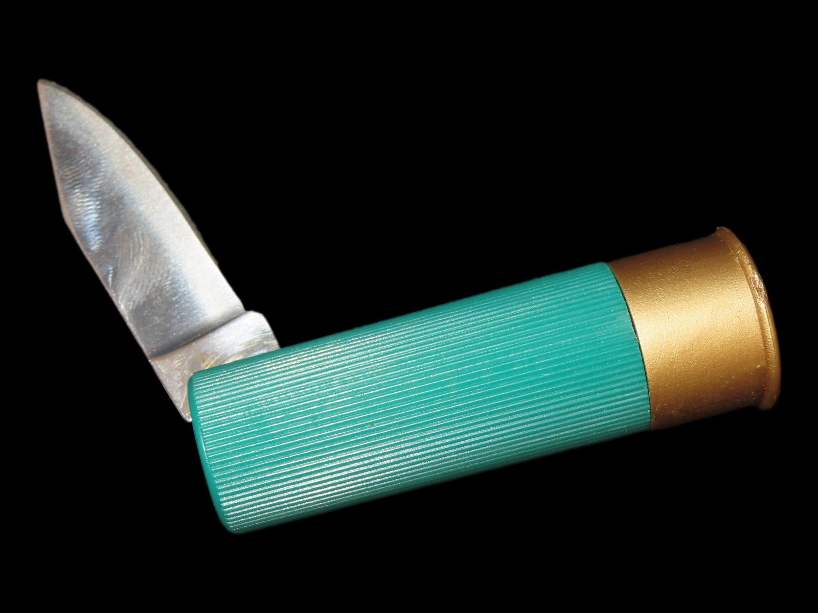 Vintage Shotgun Shell Pocket Knife, hunting / Fishing (1 of 5)