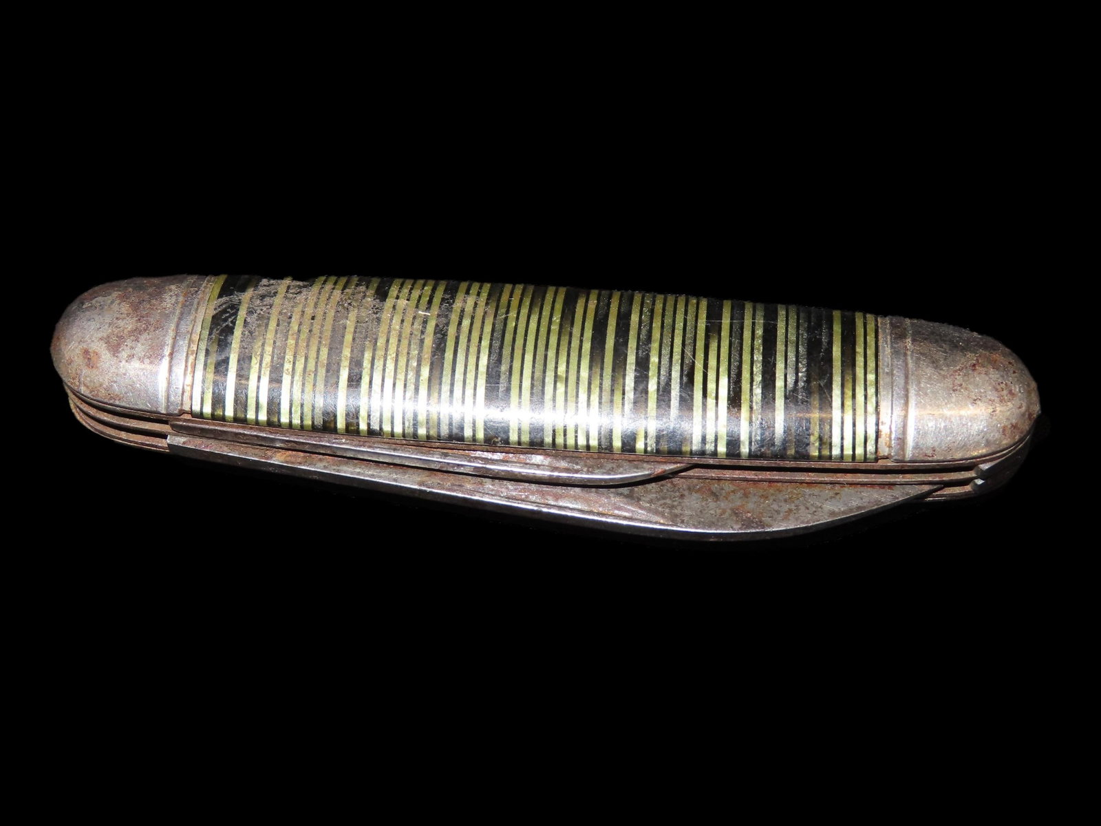 Vintage Pocket Knife, Colorful handles, Dual Blade. (1 of 4)