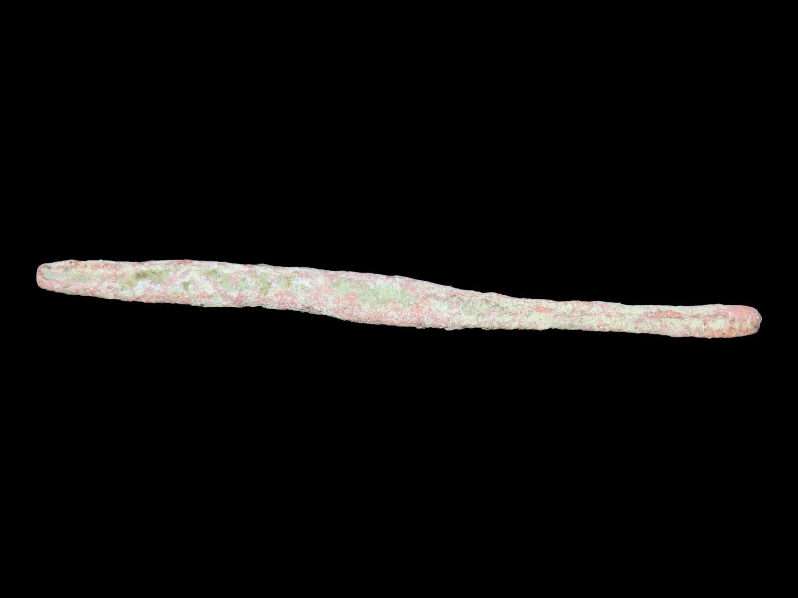 Nice Old Copper Culture Copper Awl found in Villas County Wisconsin.: Nice Old Copper Culture Copper Awl found in Villas County Wisconsin.