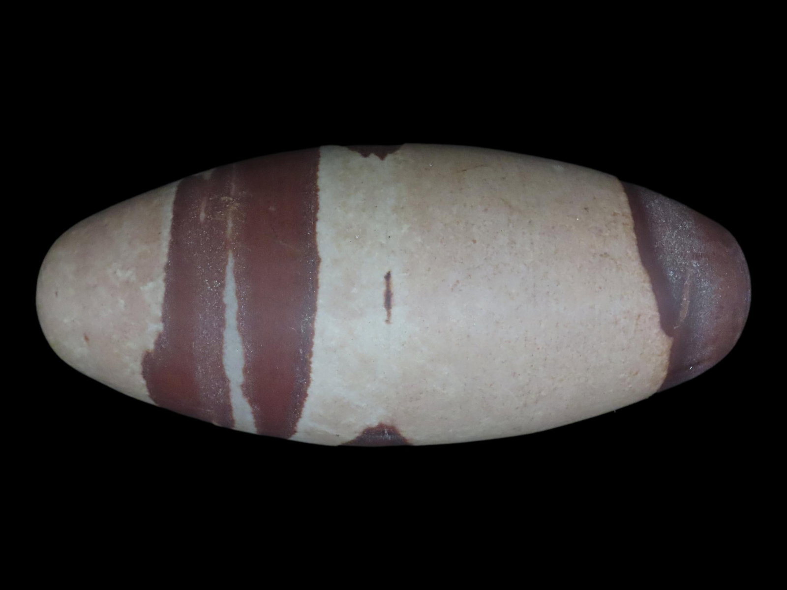 Huge Super Colorful 7" Long Shiva Lingam Stone, Narmada River, India. Oustanding Color! (1 of 3)