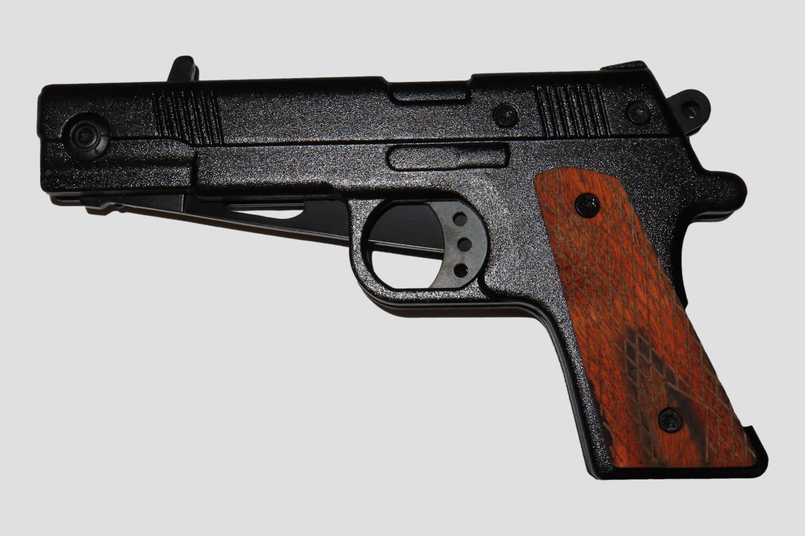 Vintage .38 Pistol Effigy Pocket Knife, Folding Knife, not a gun, just resembles one. (1 of 6)