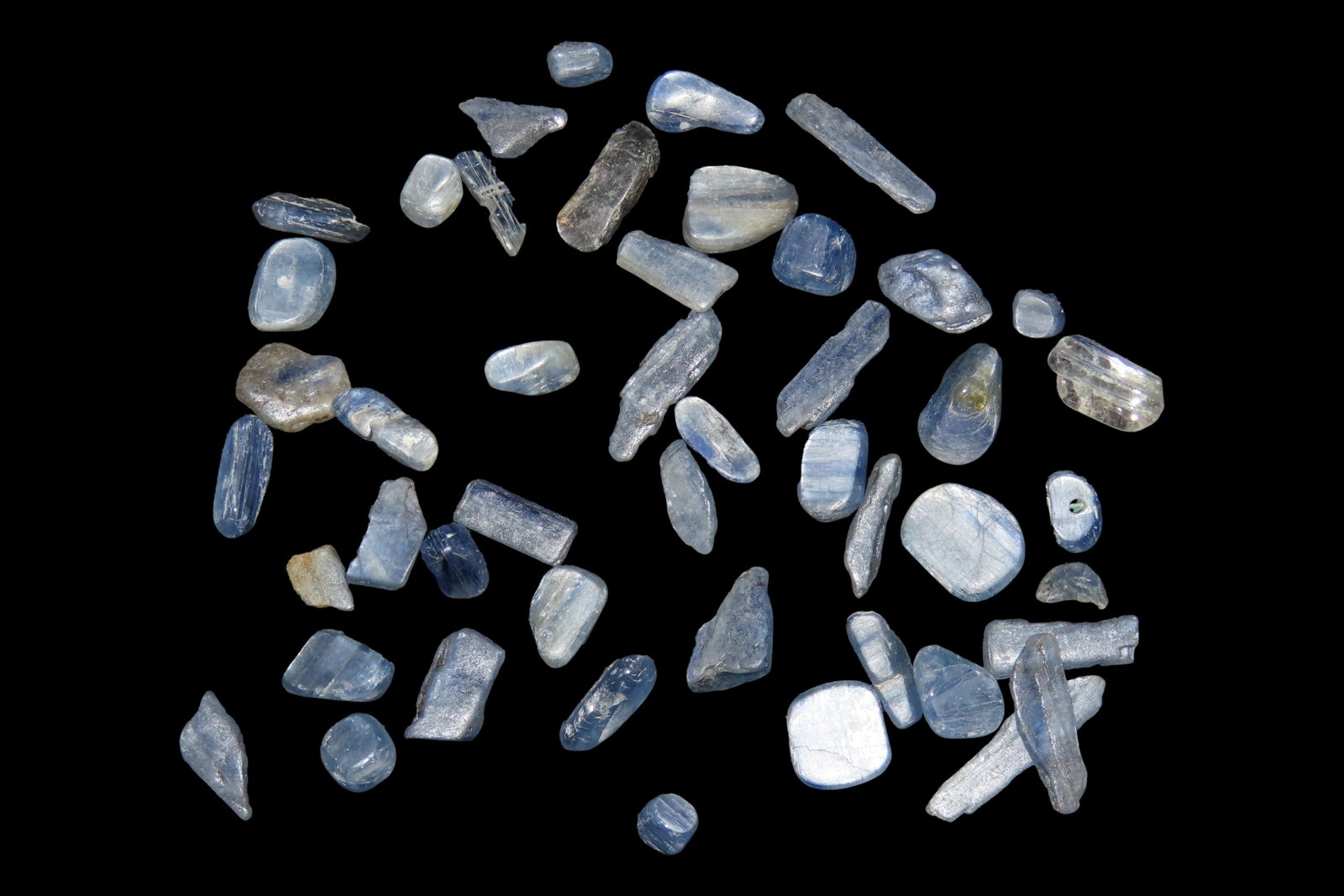 Colorful Lot of Irredescent Polished Blue Labrodite Stones, some drilled fos use as beads or: Colorful Lot of Irredescent Polished Blue Labrodite Stones, some drilled fos use as beads or pendants.