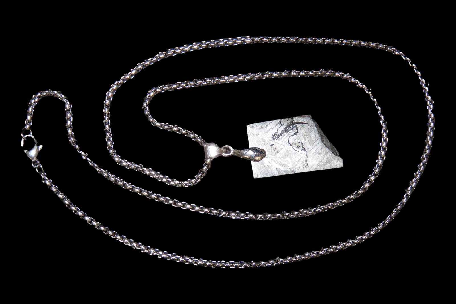 20g Meteorite Slab Pendant / Charm with Necklace. 20 grams. (1 of 3)