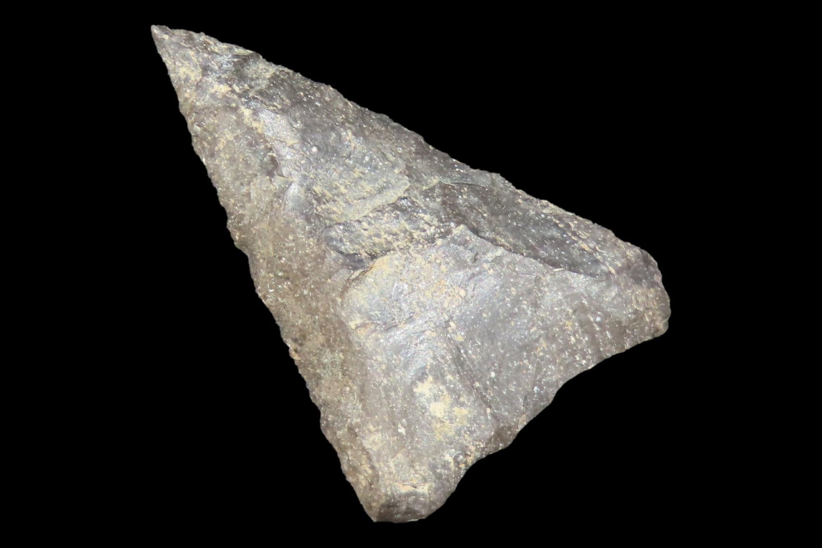 Fine New York Lenannah Triangle / Madison. Finely Flaked with a Needle Tip. Indian Arrowhead, (1 of 6)