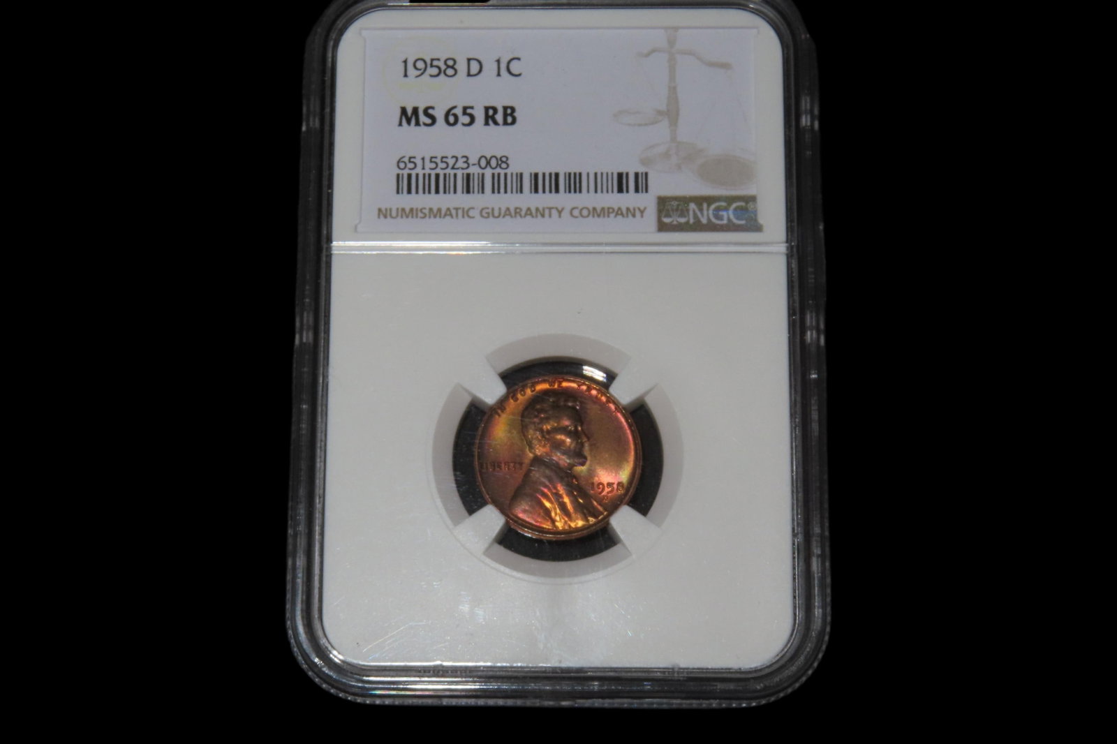 HIGH GRADE MS65 NGC graded Lincoln Wheat Cent, Red. Amazing Coin!: HIGH GRADE MS65 NGC graded Lincoln Wheat Cent, Red. Amazing Coin!