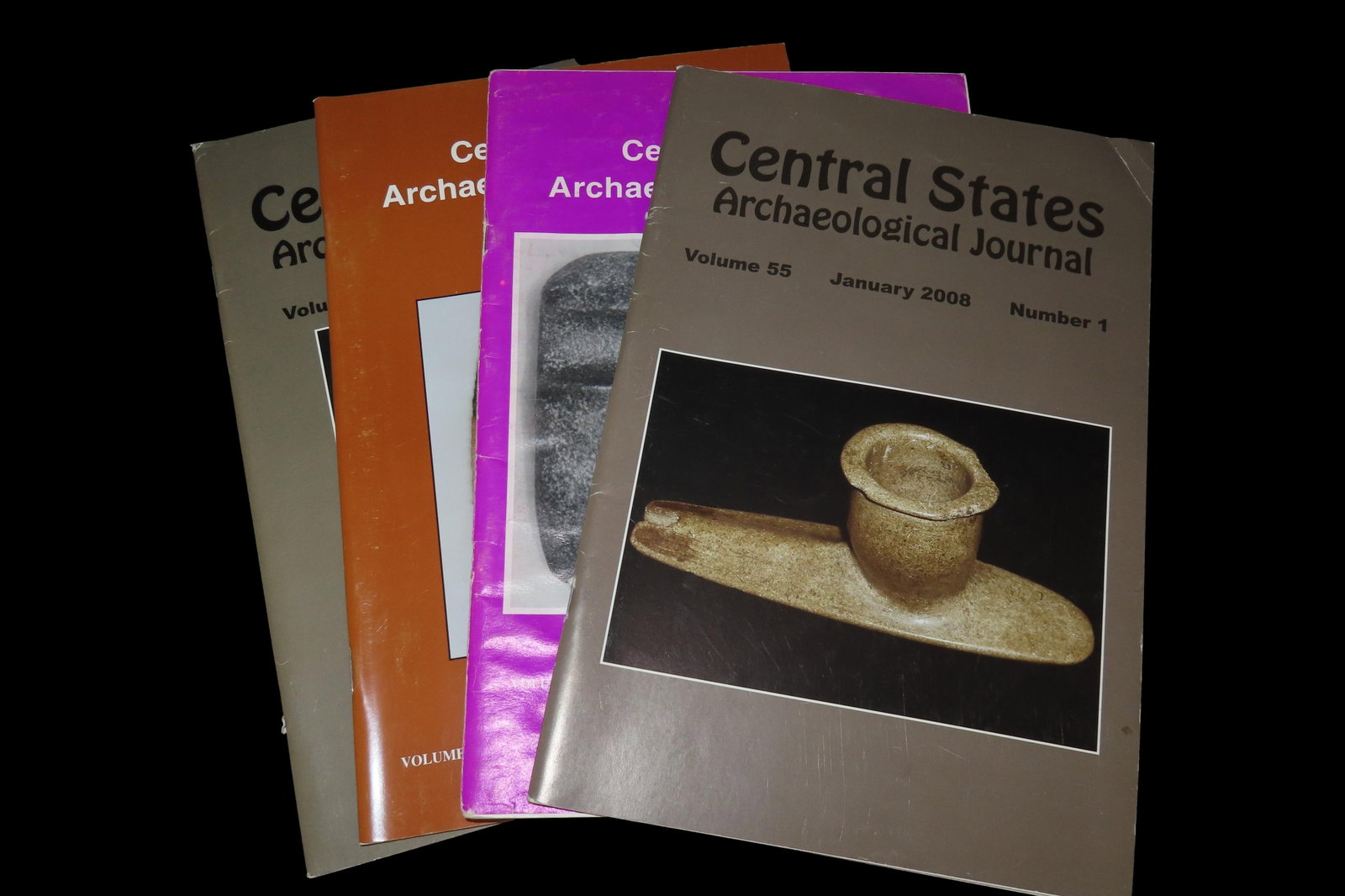 SET OF 4 CENTRAL STATES ARCHAEOLOGICAL JOURNALS FROM THE 2000'S (1 of 10)