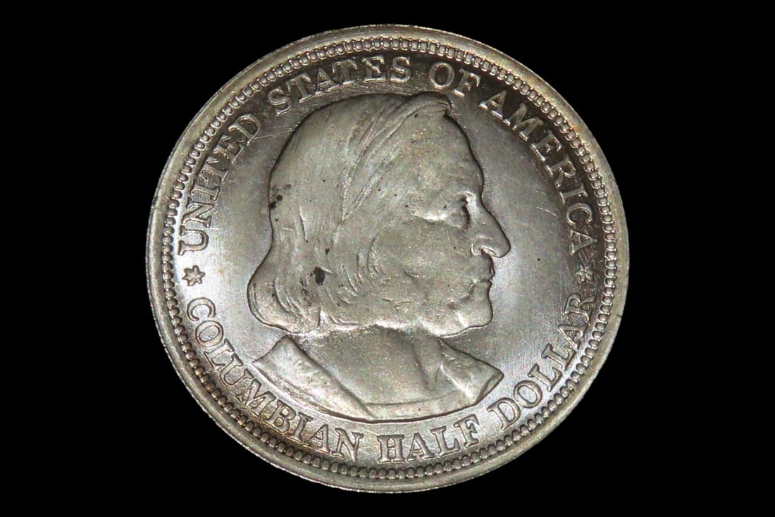 1893 Silver Half Dollar, Columbian Exposition, Great Condition, Early US Coin: 1893 Silver Half Dollar, Columbian Exposition, Great Condition, Early US Coin