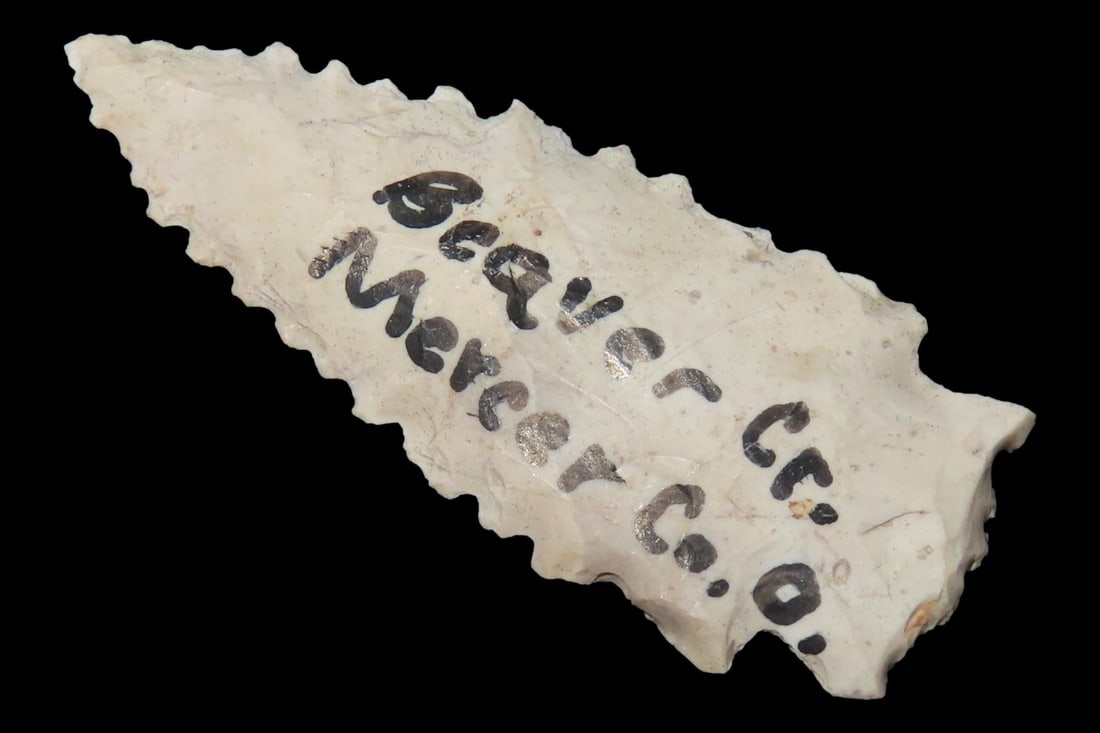 1 7/8" Archaic Point, Mercer Co., Ohio (1 of 6)