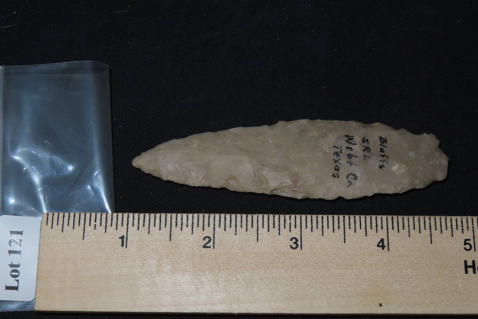3 7/8" Lanceolate Point, Webb Co., Texas - 6