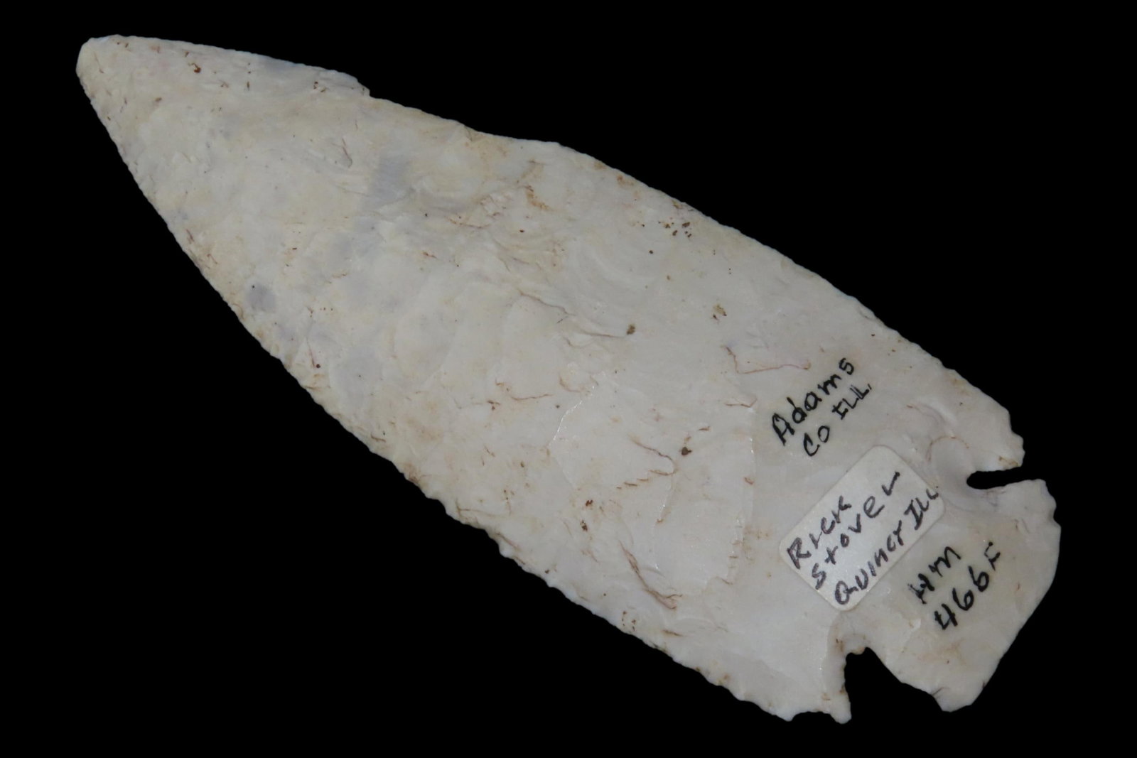4 3/4" Dovetail, Adams Co., Illinois, Ex. Rick Stover, Quincy, Illinois, Ex. Herb Mangold Collection (1 of 8)