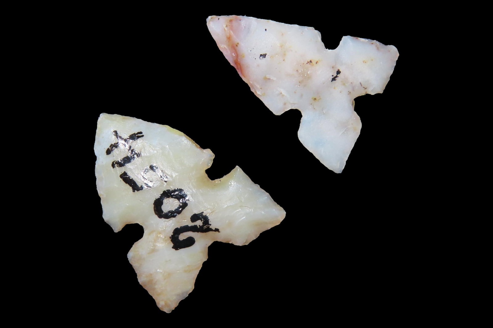 Lot of 2 Bird Points, Texas Panhandle: Lot of 2 Bird Points, Texas Panhandle