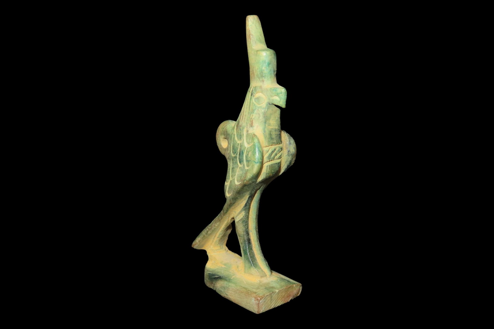 2 1/2" Egyptian Falcon Amulet, Representing the Sky God Horus, Divine Protection, Royal Authority,: 2 1/2" Egyptian Falcon Amulet, Representing the Sky God Horus, Divine Protection, Royal Authority, and Celestial Power