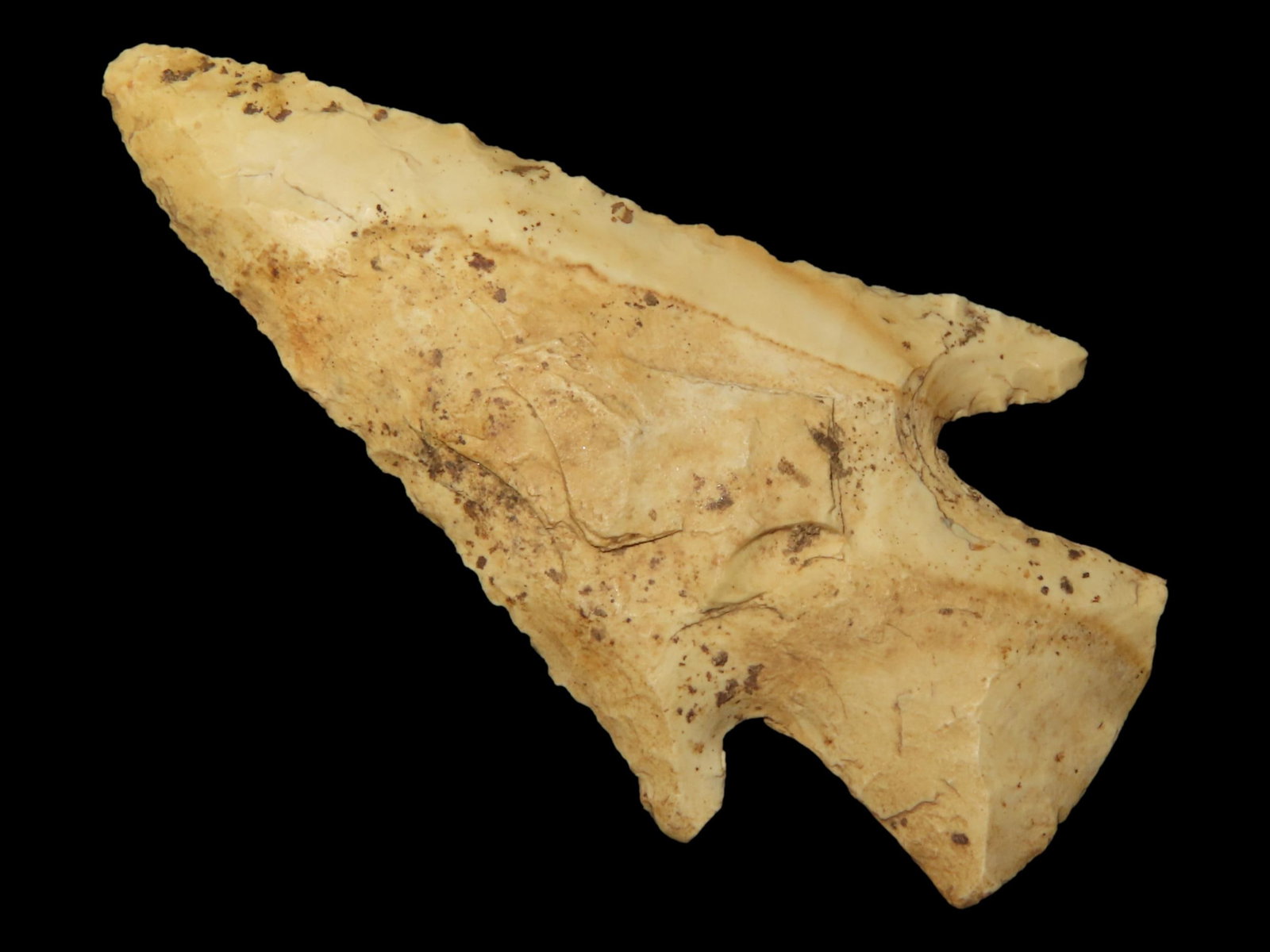 2 1/4" Hardin Point, Burlington Chert, Clay Co., Missouri, Ex. George Robertson (1 of 6)