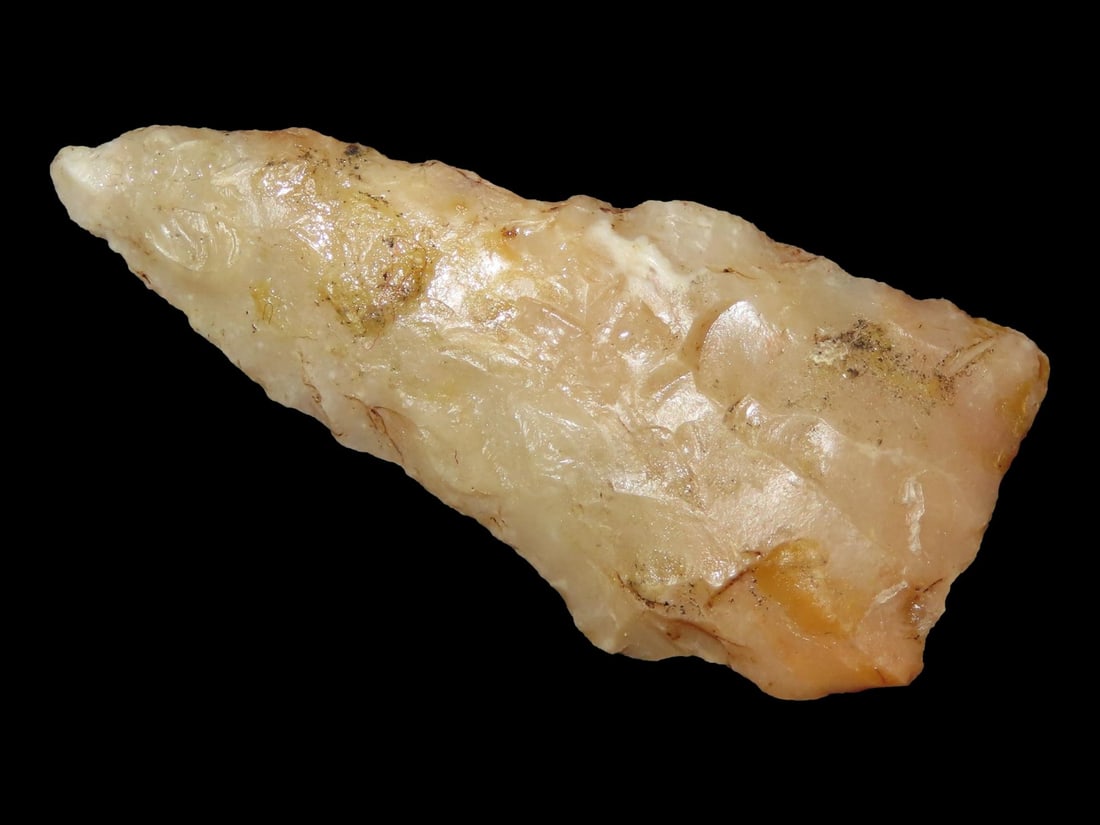 1 15/16" Searcy Point, Glossy Local Chert, Clay Co., Arkansas, Ex. George Robertson: 1 15/16" Searcy Point, Glossy Local Chert, Clay Co., Arkansas, Ex. George Robertson