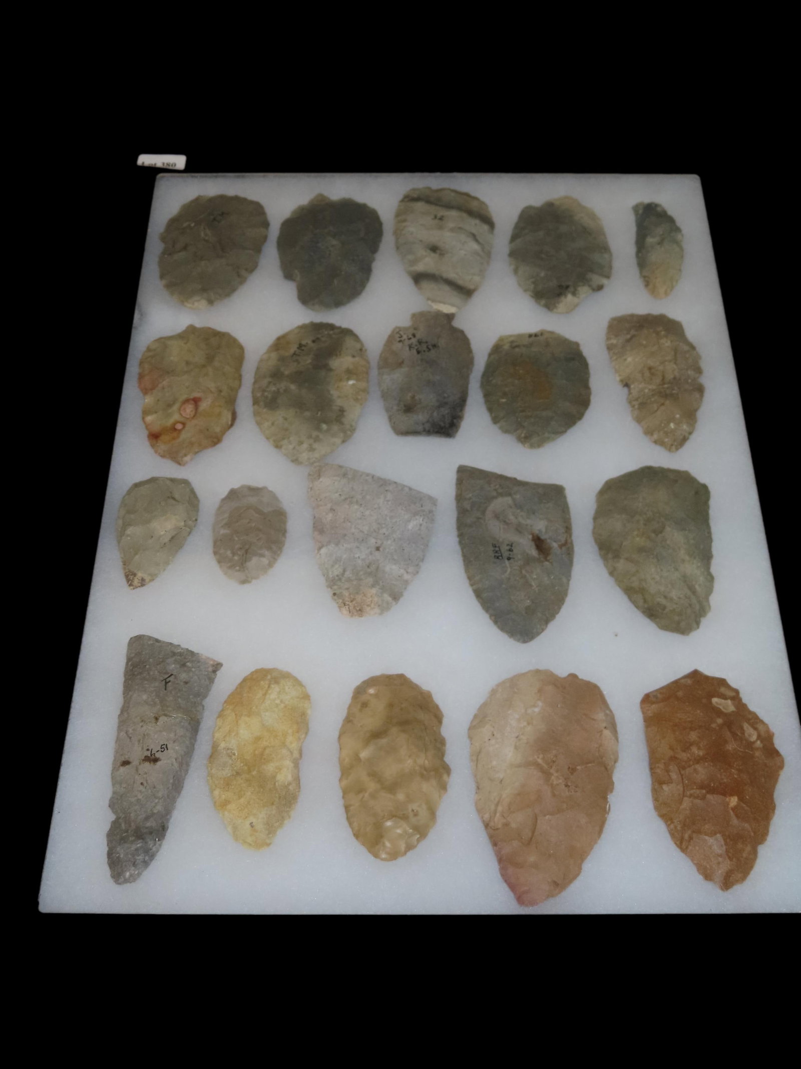 12" x 18" Riker Frame of Miscellaneous Blades, Kansas (1 of 6)